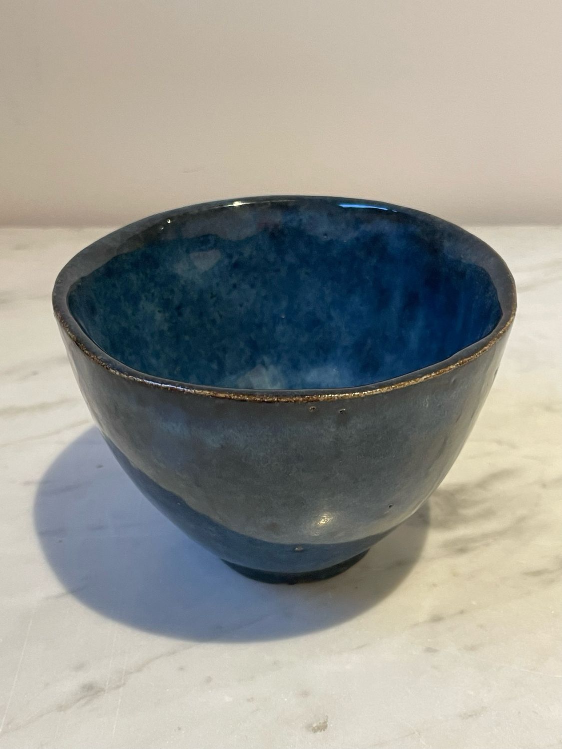 Ontbijtkom - Glazuur: Saffier