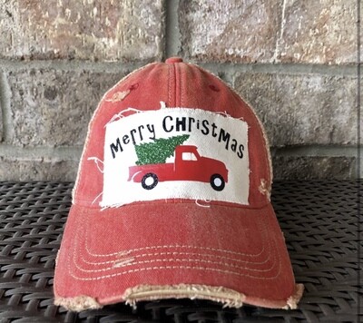 CHRISTMAS TRUCK HAT