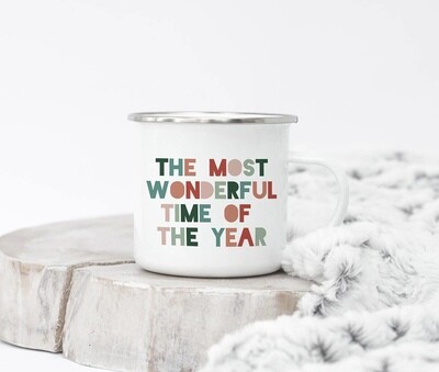 THE MOST WONDERFUL TIME OF THE YEAR CAMPER MUG