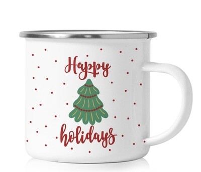 Happy Holidays Campfire Mug
