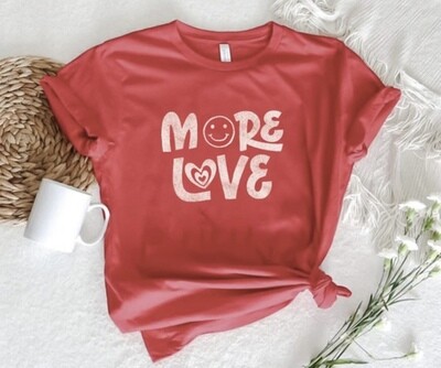 MORE LOVE GRAPHIC TEE
