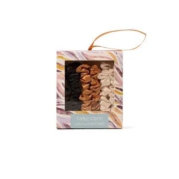 Scrunch time.  Box of hair scrunchies.
