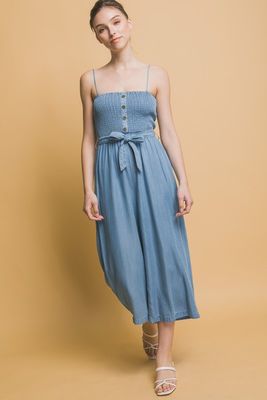TENCEL DENIM JUMPSUIT