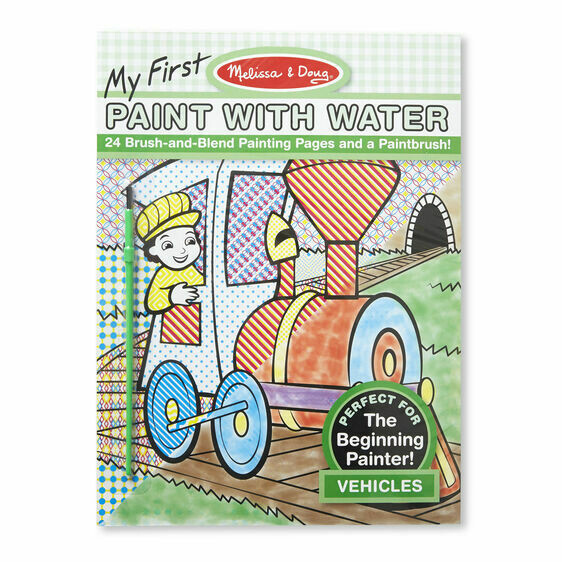 9339-ME My First Paint with Water - Vehicles