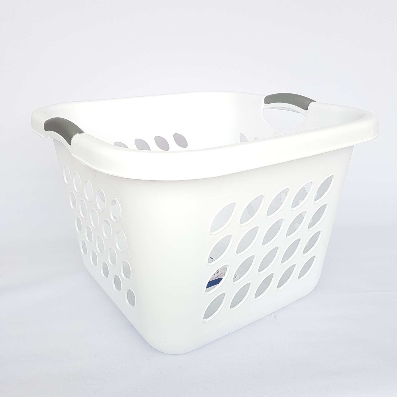 CANASTA P/LAVANDERIA (1.5 BUSHEL) BLANCO/GRIS