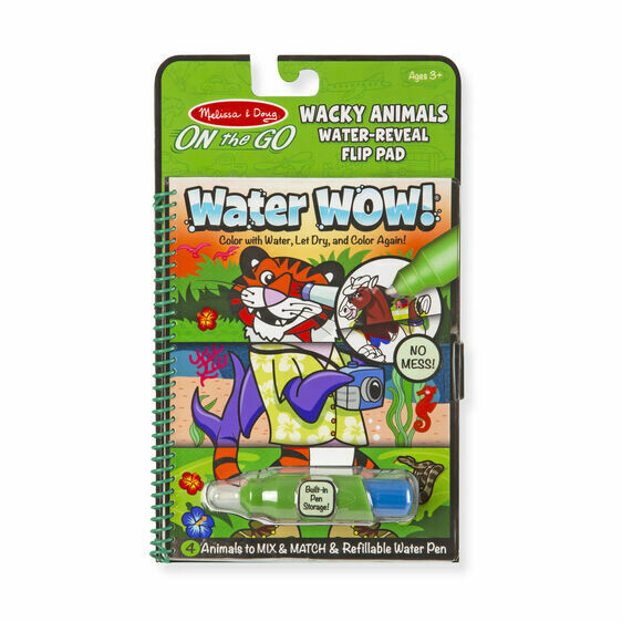9464-ME WATER WOW! WACKY ANIMALS WATER REVEAL FLIP