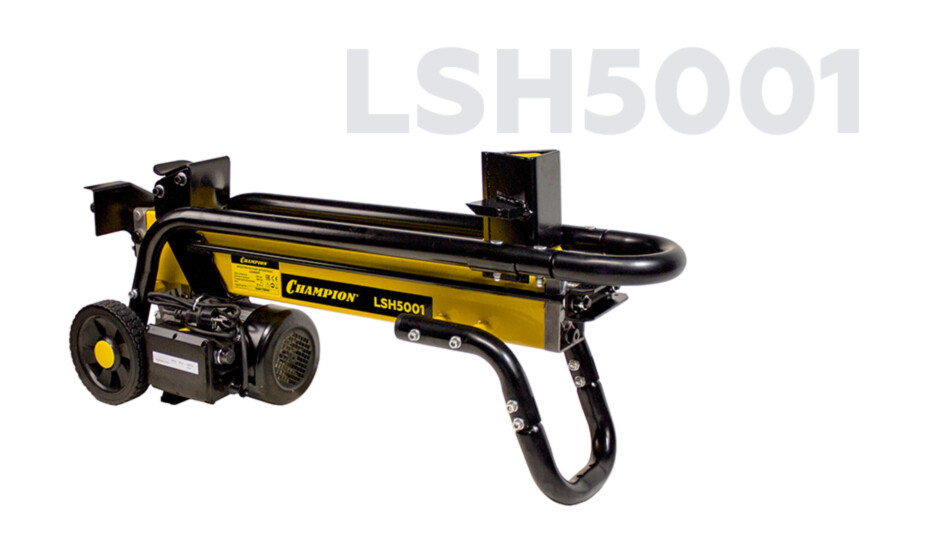 Дровокол Champion LSH 5001 (2,2 кВт, 5 тонн, 45,4 кг, + насадка для колки дров на 4  части)