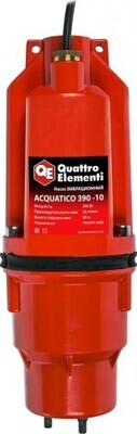 Насос вибрационный QUATTRO ELEMENTI Acquatico 390-10 (390Вт, 1560л/ч, для чистой, 80м, 3.2кг, кабель 10м)