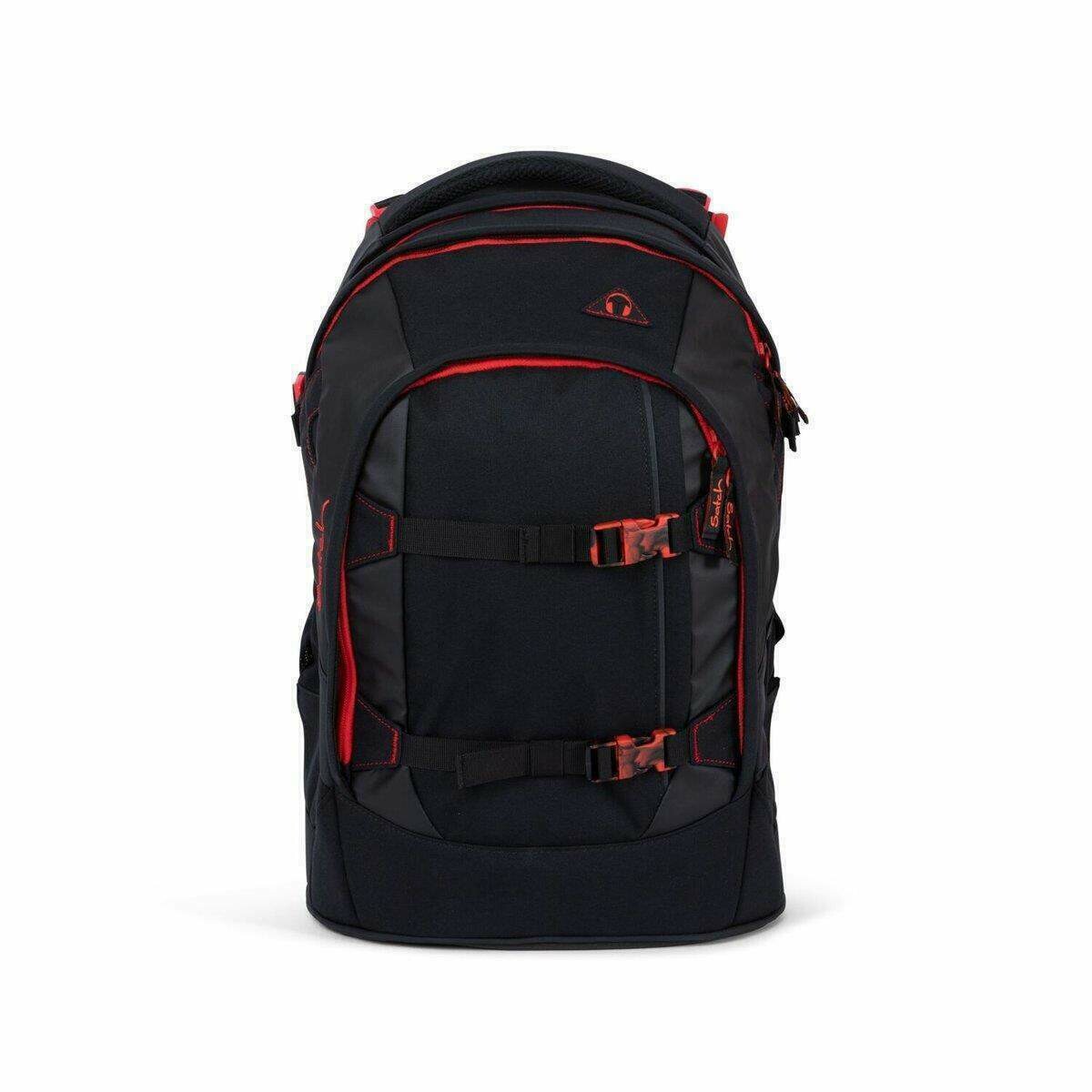 Satch Pack Schulrucksack Fire Phantom schwarz Rot 