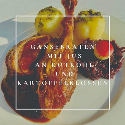 Gänsebraten zur Abholung für 2 Personen  Gänsebraten zur Abholung für 2 Personen "Gekühlt vorbereitet, Sie schieben selbst die Gans in den Ofen" 2025