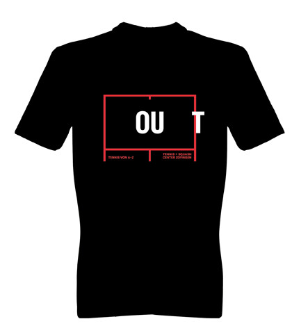 Type Plays Tennis T-Shirt "Out" Type Plays Tennis T-Shirt "Out"