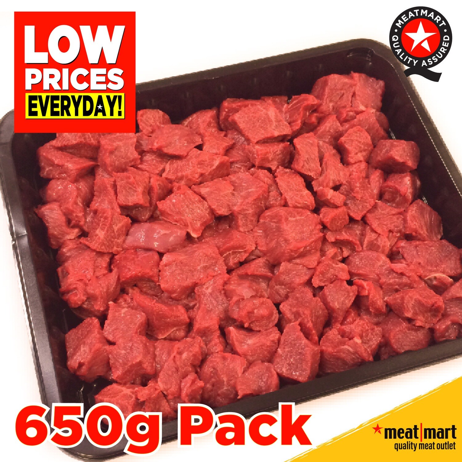 Lean Diced Beef (Stew) 650g