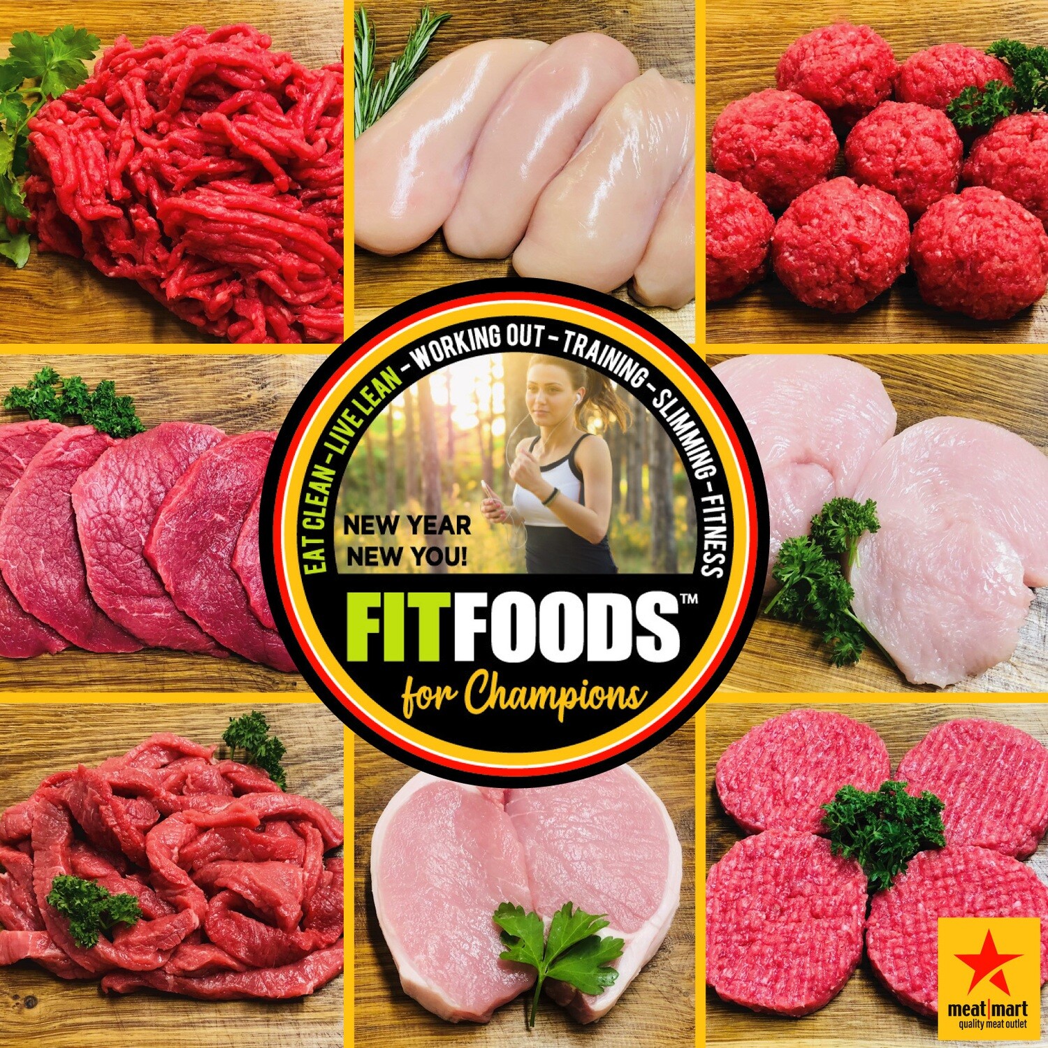 FIT FOODS 'EXTRALEAN' - ANY 3 PACKS FOR £9.99