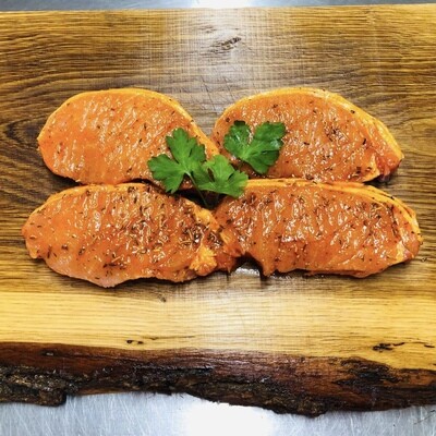 Flavoured Pork Loin Steaks Sizzle