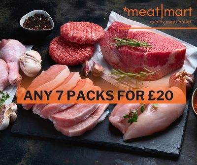 ANY 7 PACKS for £20