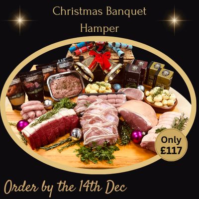 Christmas Banquet £117 - PRE-ORDER BY THE 14TH OF DEC COLLECTION NO LATER THAN 12PM ON THE 24TH DEC