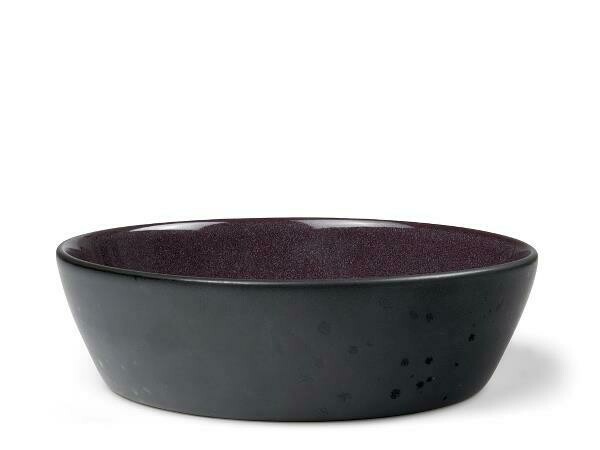 Bowl Ø18cm, Stoneware, Black/Lilac