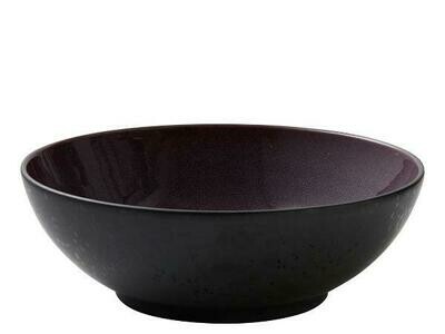 Salad Bowl, Stoneware, Black/ Lilac