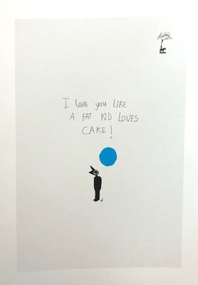 Martin Kalhøj Art Post Card - I love You like...