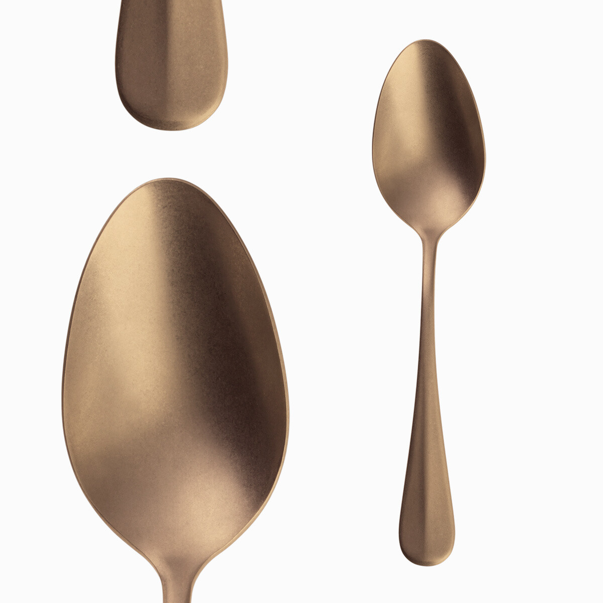 Table Spoon, "Baguette" Vintage Gold