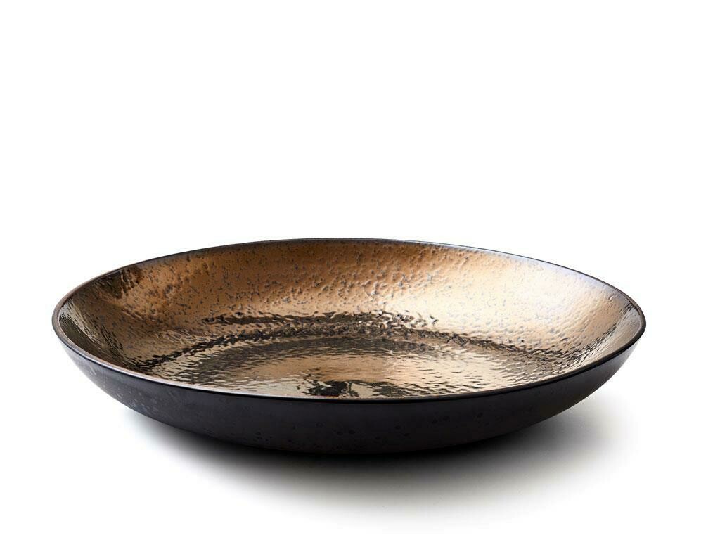 Dish Dia. 40 cm Black/bronze