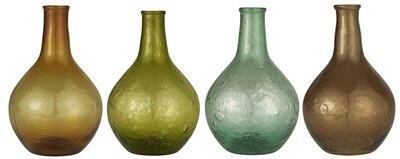 Vase long neck, UNIQUE, Amber