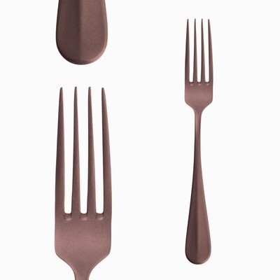 Table Fork, "Baguette" Vintage Copper