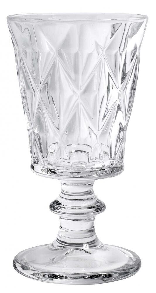 Diamond white wine glass, Clear