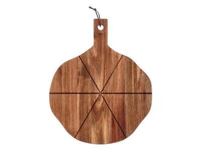 Pizza cutting board, acacia wood