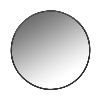 Mirror Dia. 60 cm Black
