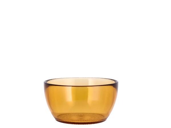 Kusintha Glass Bowl, ⌀12 cm, Amber