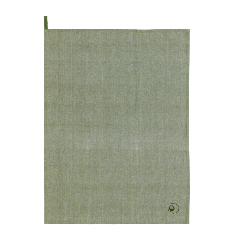 Tea towel, Organic, 50 x 70 cm, Olive