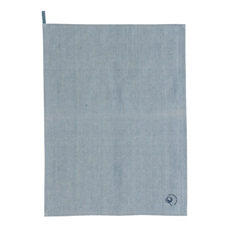 Tea towel, Organic, 50 x 70 cm, China Blue