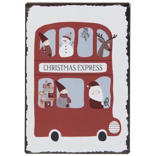 Metal sign "Christmas Express"