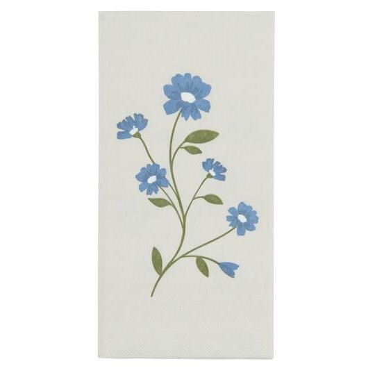 Napkin Flora blue flowers