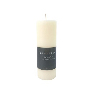 Candle, Soya, Off White 16cm