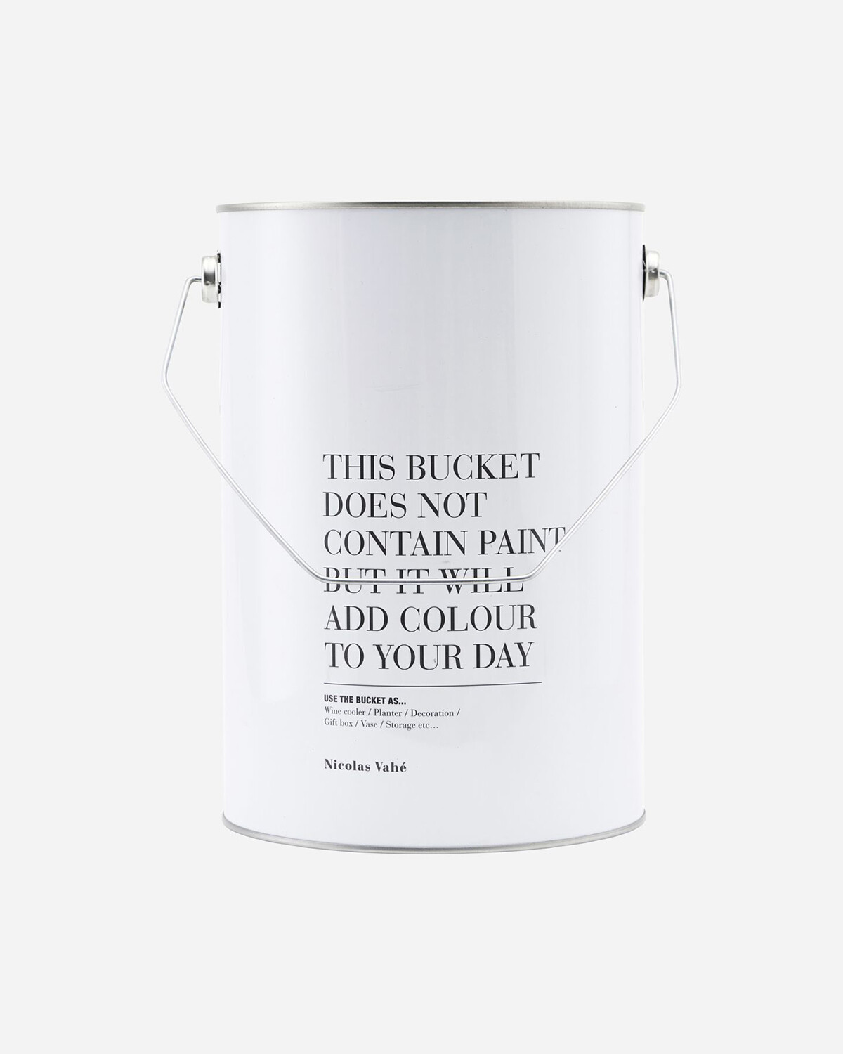 Bucket, White