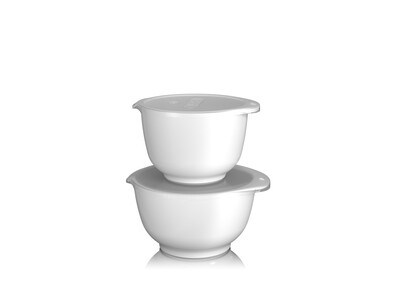 Margrethe Mixing Bowls, Set of 2, White