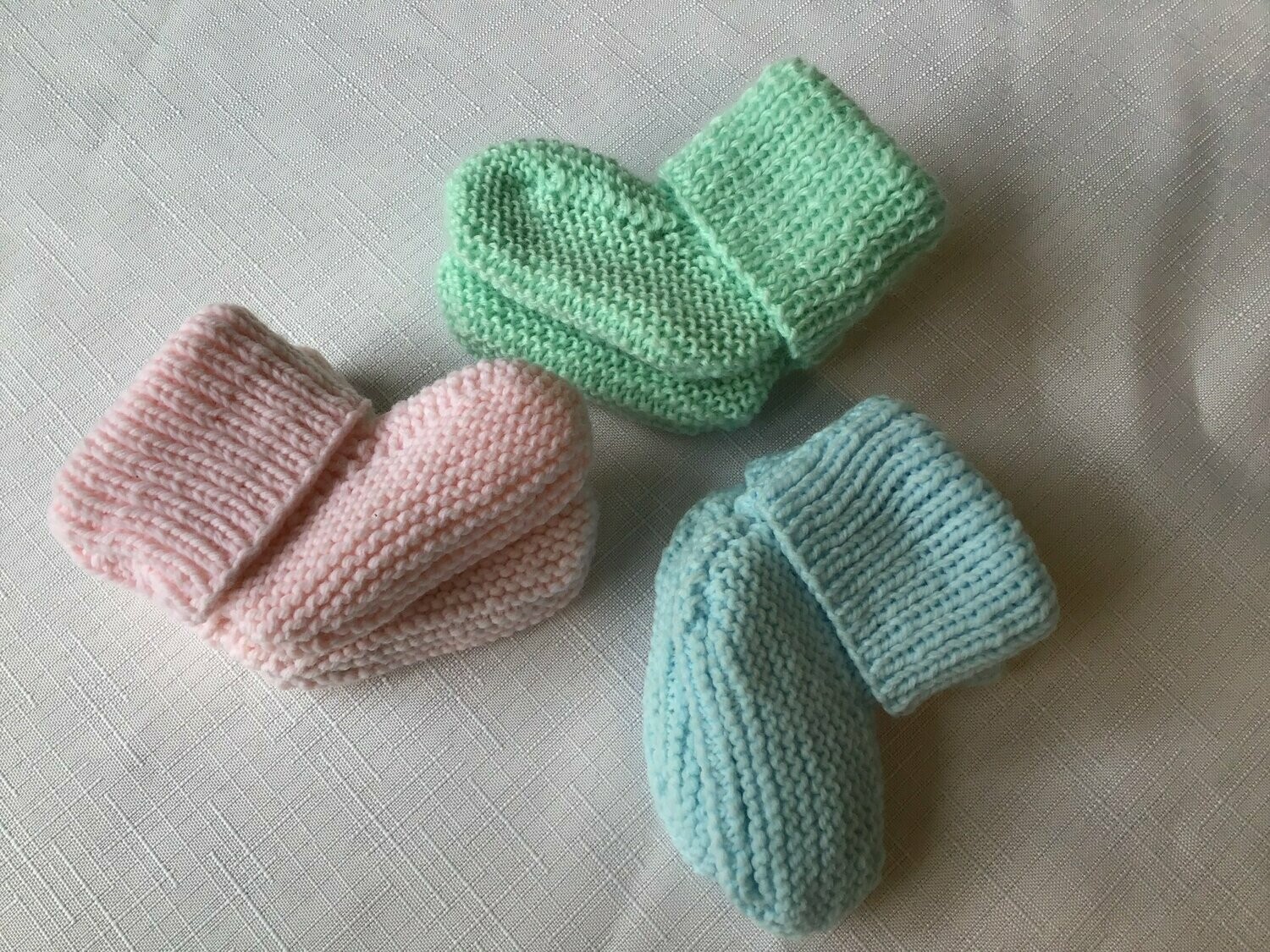 Knitted Baby Booties