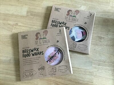 I&V Beeswax Wraps - pairs