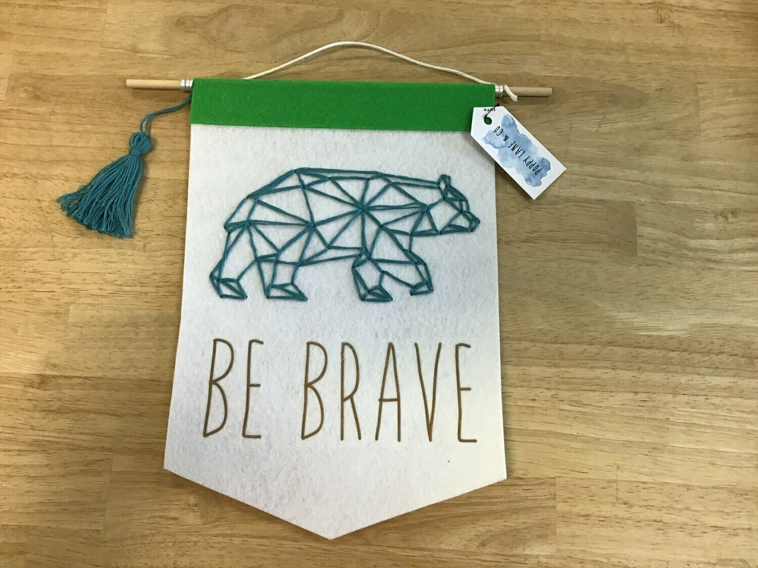 Brave Bear Wall Hanging