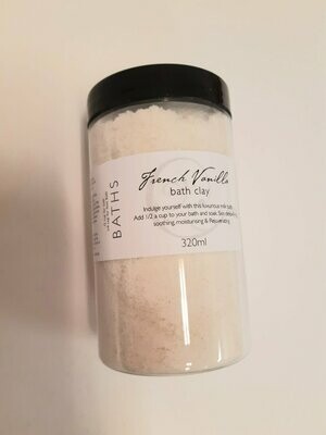 French Vanilla Bath Clay 320ml