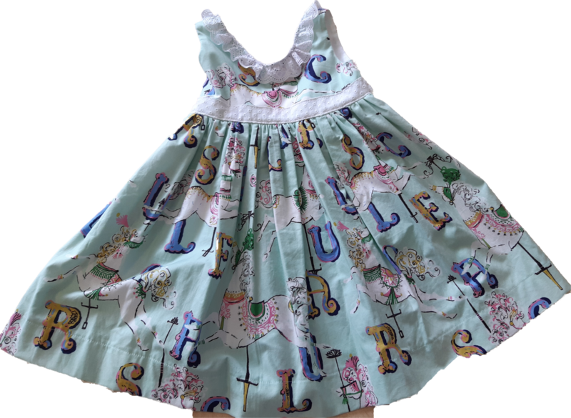 Child's Dress - Letters