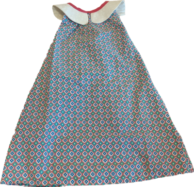 Child's Dress - Floral - Pink Green Blue White