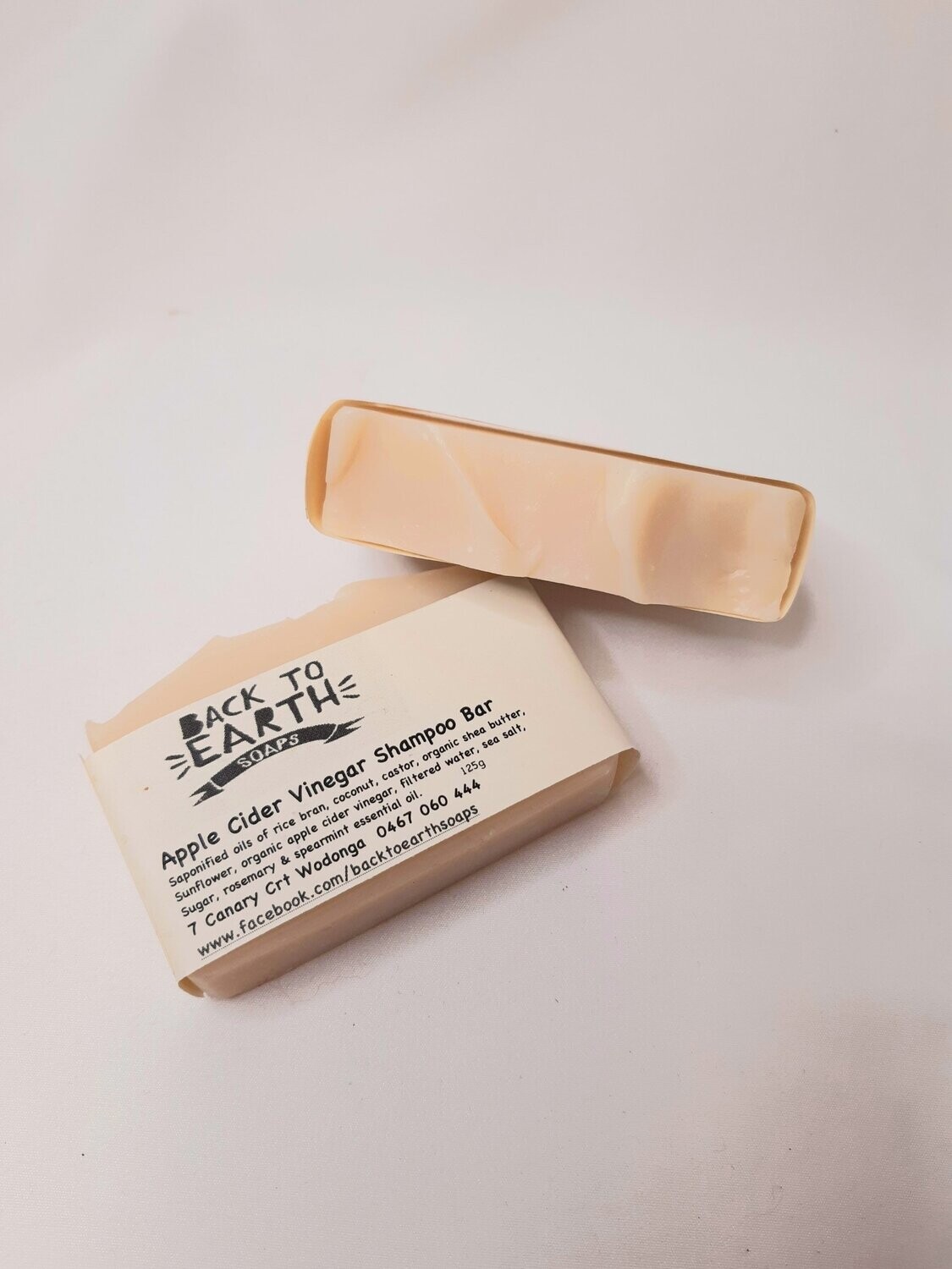 Back To Earth Soap - Apple Cider Vinegar Shampoo Bar