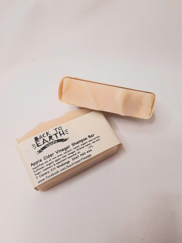 Back To Earth Soap - Apple Cider Vinegar Shampoo Bar