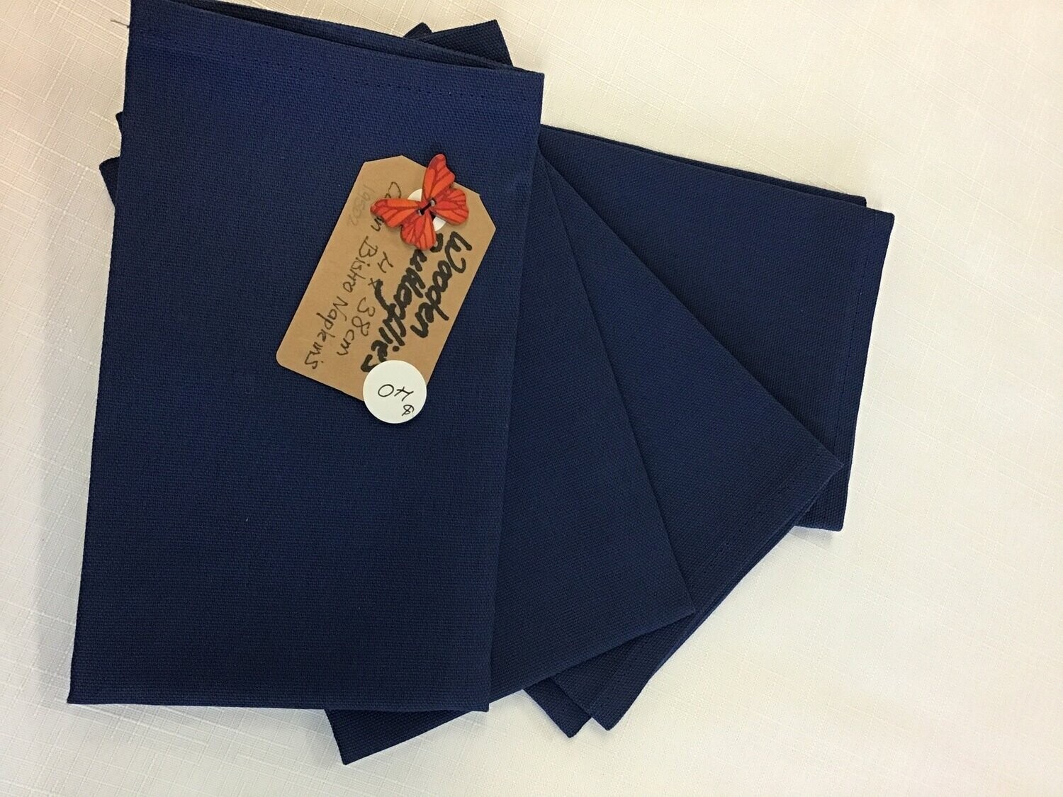 Linen Bistro Napkins - Navy