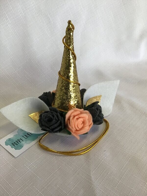 Unicorn Headpiece -Gold A