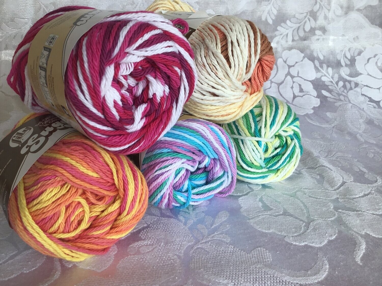 Lily Sugar 'N' Cream Cotton - Stripes, Colour: Playtime