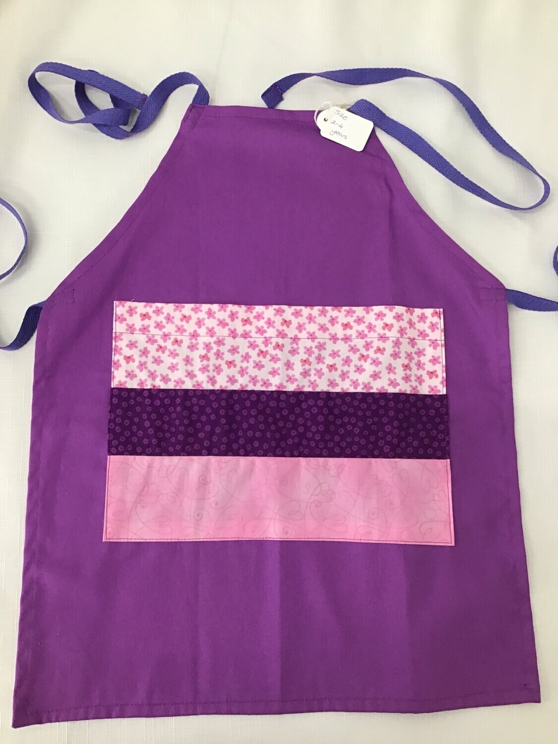 Child Apron - Pink & Purple